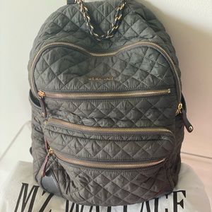 MZ Wallace Crosby Grey Backpack